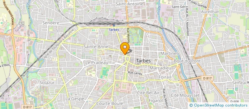 localisation de l'entreprise MONSIEUR DAVID ARGENCE à TARBES