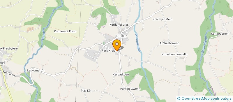 localisation de l'entreprise MONSIEUR DAVID ARHANTEC  PLUFUR