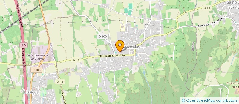 localisation de l'entreprise MONSIEUR DAVID AROUCH à CHASSELAY