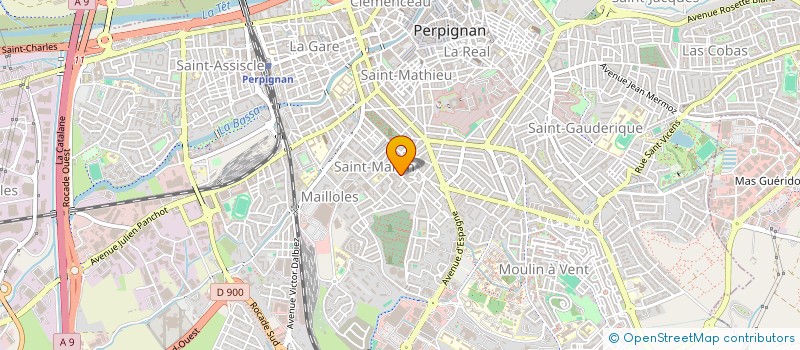 localisation de l'entreprise MONSIEUR DAVID ARSLAN  PERPIGNAN