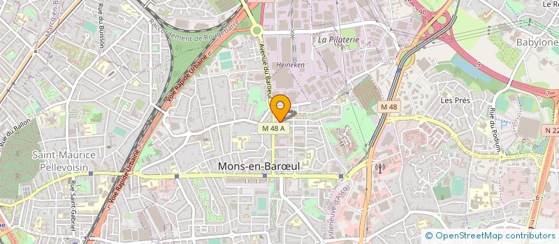 localisation de l'entreprise MONSIEUR DAVID ASOEV  MONS-EN-BARUL