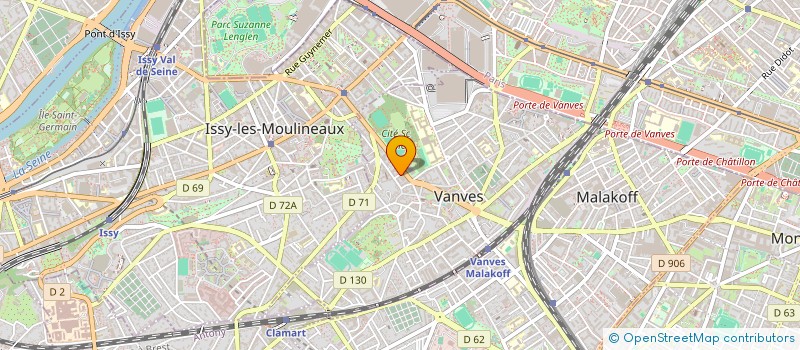 localisation de l'entreprise MONSIEUR DAVID ASQUIEDGE à VANVES