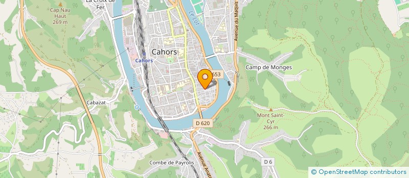 localisation de l'entreprise MONSIEUR DAVID ASTRUC  CAHORS