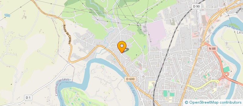 localisation de l'entreprise MONSIEUR DAVID ATES à ALBI