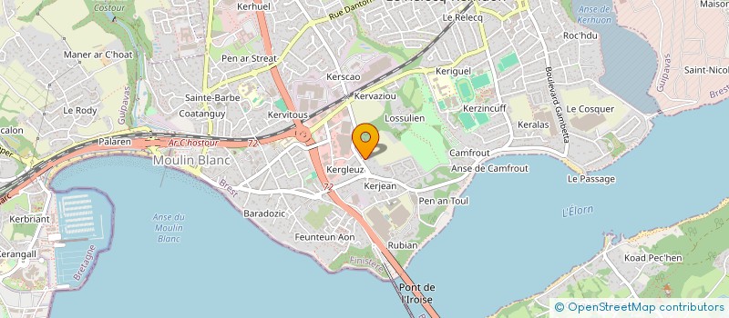 localisation de l'entreprise MONSIEUR DAVID ATHEA  LE RELECQ-KERHUON