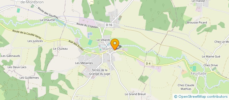 localisation de l'entreprise MONSIEUR DAVID ATKINS à SAINT-GERMAIN-DE-MONTBRON