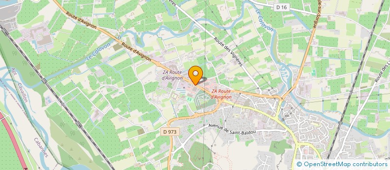 localisation de l'entreprise MONSIEUR DAVID ATTALI  CAVAILLON