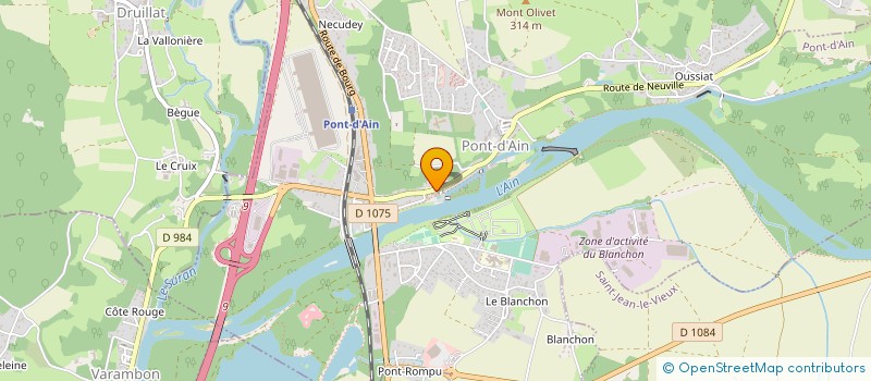 localisation de l'entreprise MONSIEUR DAVID ATTEIA  PONT-D'AIN