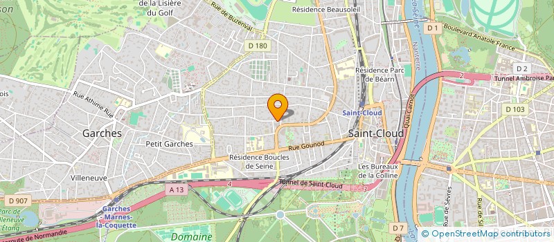 localisation de l'entreprise MONSIEUR DAVID ATTELIER à SAINT-CLOUD