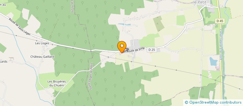 localisation de l'entreprise MONSIEUR DAVID ATTENOT  SAINT-LEGER-LE-PETIT