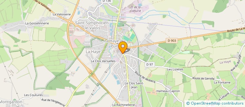 localisation de l'entreprise MONSIEUR DAVID AUBERT  LA HAYE