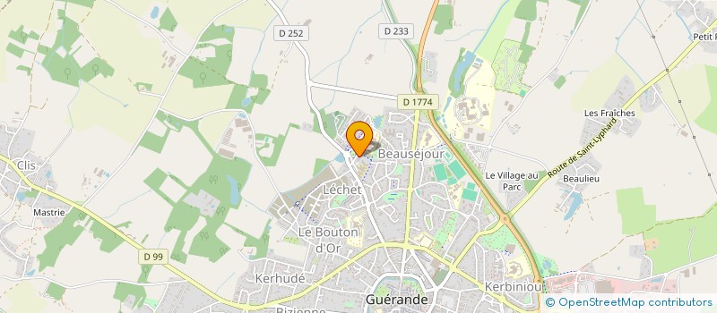 localisation de l'entreprise MONSIEUR DAVID AUBERT  GUERANDE