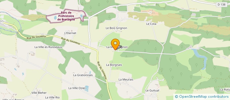 localisation de l'entreprise MONSIEUR DAVID AUBERT à MALANSAC