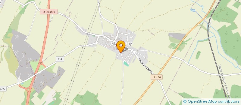 localisation de l'entreprise MONSIEUR DAVID AUCORDONNIER  MARSANNAY-LE-BOIS