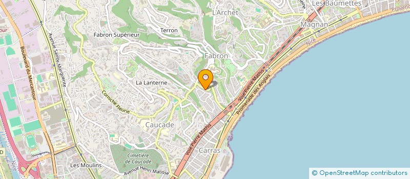 localisation de l'entreprise MONSIEUR DAVID AUDIBERT  NICE