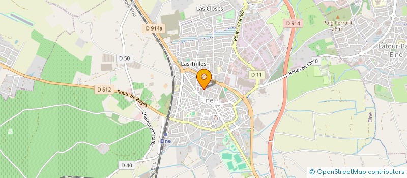 localisation de l'entreprise MONSIEUR DAVID AUDINAY à ELNE