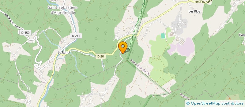 localisation de l'entreprise MONSIEUR DAVID AUDONNEAU  GENERARGUES