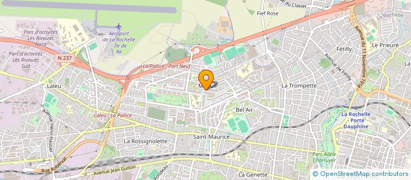 localisation de l'entreprise MONSIEUR DAVID AUFFRET  LA ROCHELLE