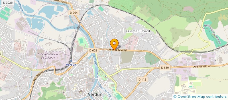 localisation de l'entreprise MONSIEUR DAVID AUGER à VERDUN