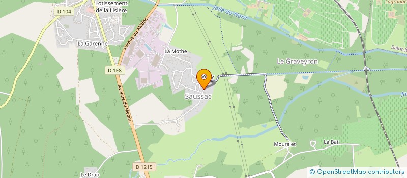 localisation de l'entreprise MONSIEUR DAVID AUPAGE  SAINT-LAURENT-MEDOC