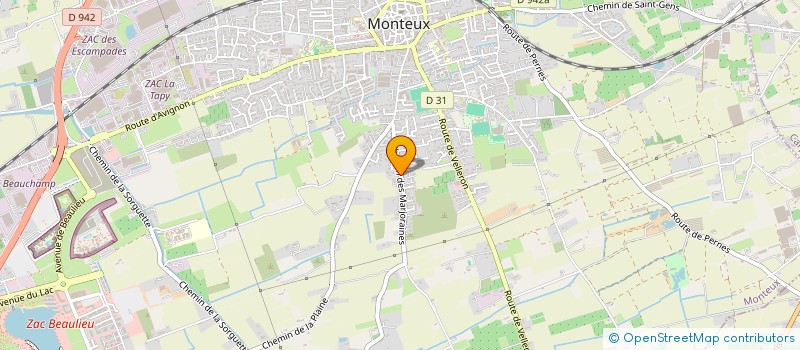 localisation de l'entreprise MONSIEUR DAVID AURAND  MONTEUX