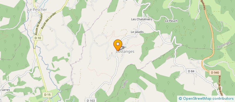 localisation de l'entreprise MONSIEUR DAVID AUZEL  BRANCEILLES