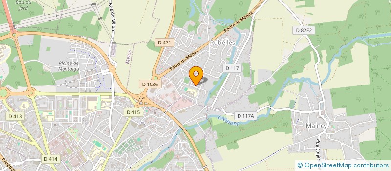 localisation de l'entreprise MONSIEUR DAVID AYIK  RUBELLES