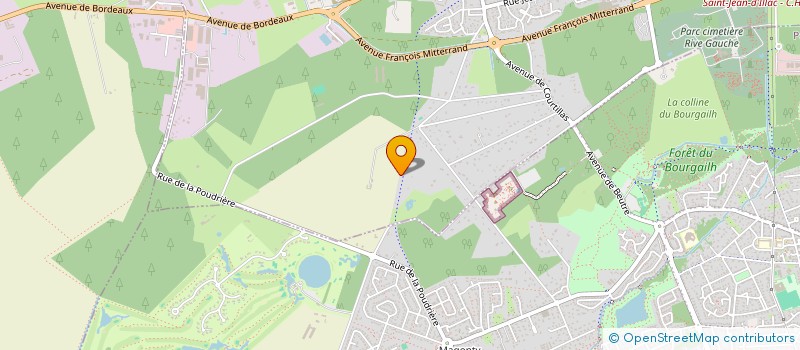 localisation de l'entreprise MONSIEUR DAVID AZAIS  MERIGNAC