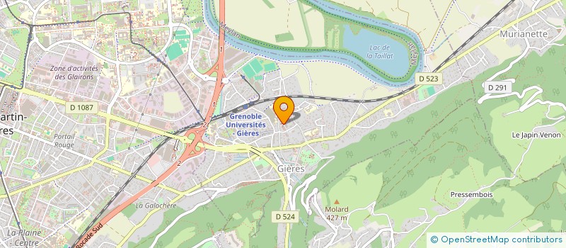 localisation de l'entreprise MONSIEUR DAVID AZOIA  GIERES