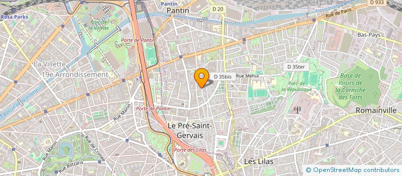 localisation de l'entreprise MONSIEUR DAVID AZOULAY à LE PRE-SAINT-GERVAIS