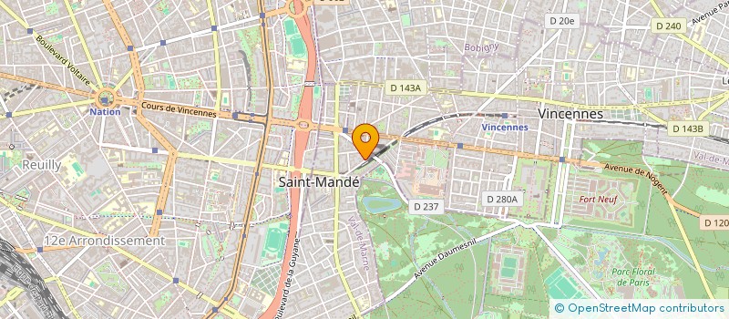 localisation de l'entreprise MONSIEUR DAVID AZOULAY à SAINT-MANDE