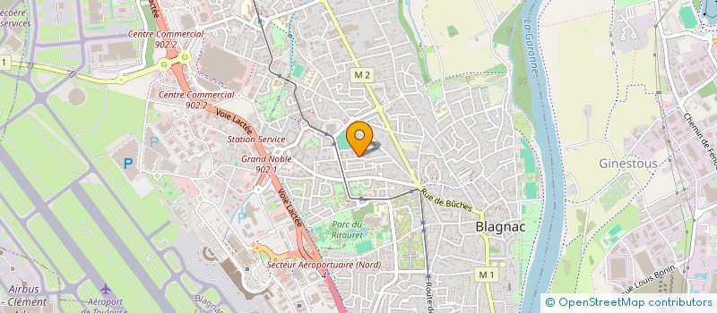 localisation de l'entreprise MONSIEUR DAVID BABAYAN  BLAGNAC