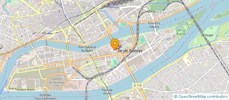 localisation de l'entreprise MONSIEUR DAVID BABIN  NANTES