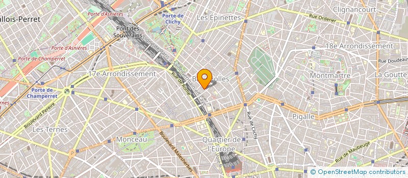 localisation de l'entreprise MONSIEUR DAVID BACCI  PARIS