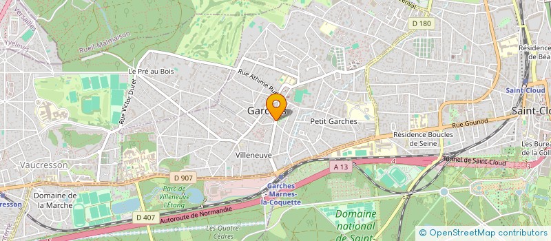 localisation de l'entreprise MONSIEUR DAVID BACELON à GARCHES