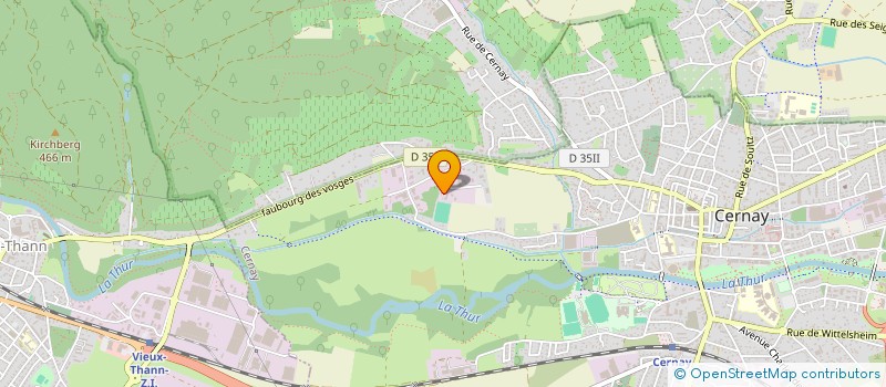 localisation de l'entreprise MONSIEUR DAVID BACHER  CERNAY