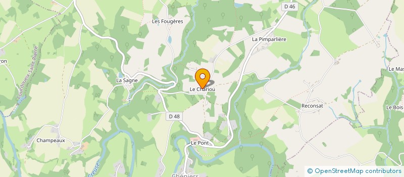 localisation de l'entreprise MONSIEUR DAVID BACON à CHENIERS