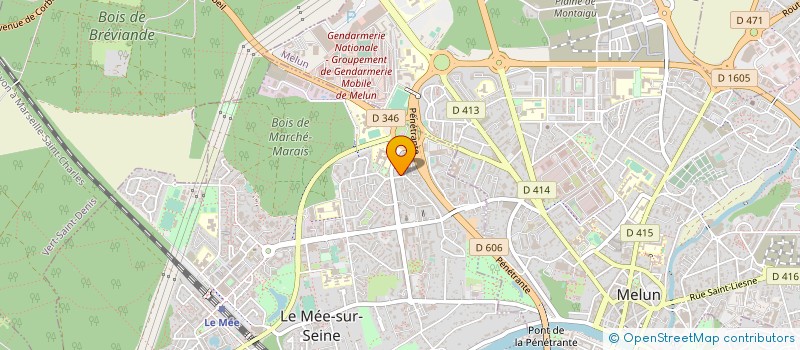 localisation de l'entreprise MONSIEUR DAVID BADOL  LE MEE-SUR-SEINE