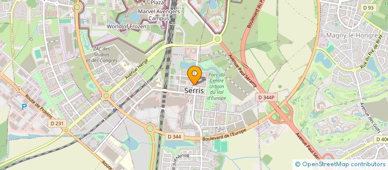 localisation de l'entreprise MONSIEUR DAVID BAEHREL  SERRIS