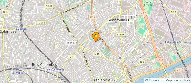 localisation de l'entreprise MONSIEUR DAVID BAGDASARIAN  ASNIERES-SUR-SEINE