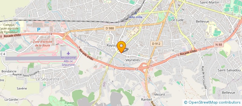 localisation de l'entreprise MONSIEUR DAVID BAGES à ALBI