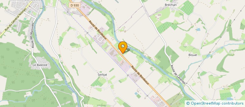 localisation de l'entreprise MONSIEUR DAVID BAIRET  NERAC