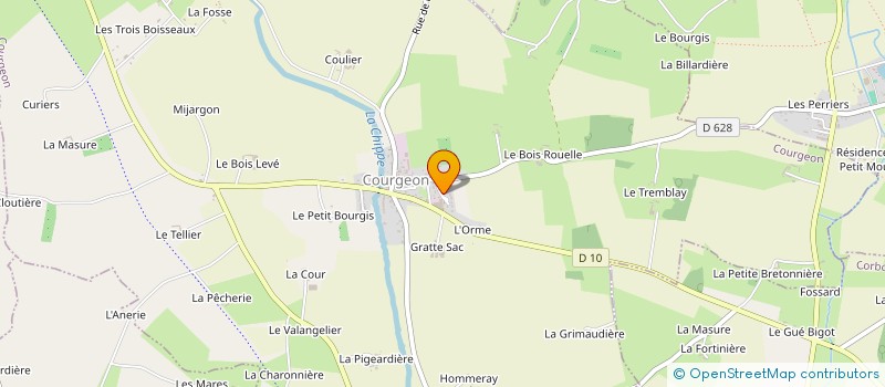 localisation de l'entreprise MONSIEUR DAVID BALDET à LE PIN-LA-GARENNE