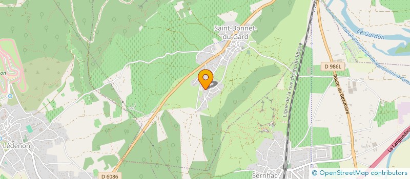 localisation de l'entreprise MONSIEUR DAVID BALLABRIGA  SAINT-BONNET-DU-GARD