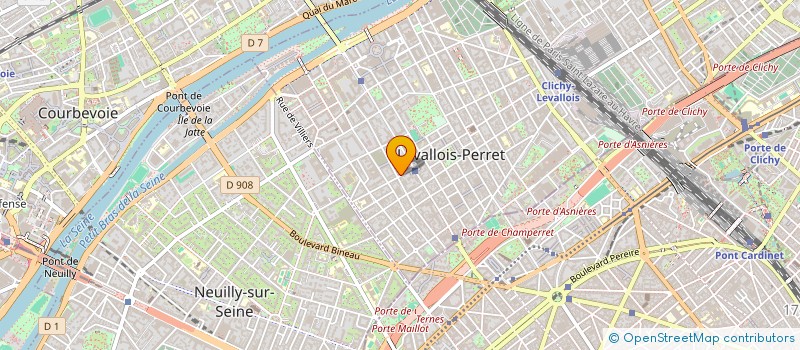 localisation de l'entreprise MONSIEUR DAVID BALOUKA à LEVALLOIS-PERRET