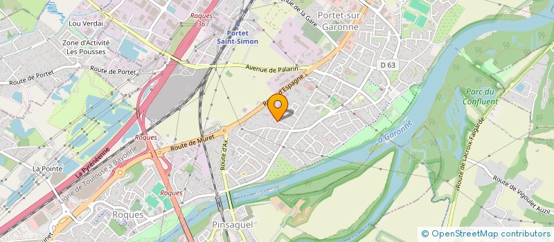 localisation de l'entreprise MONSIEUR DAVID BALSARIN  PORTET-SUR-GARONNE