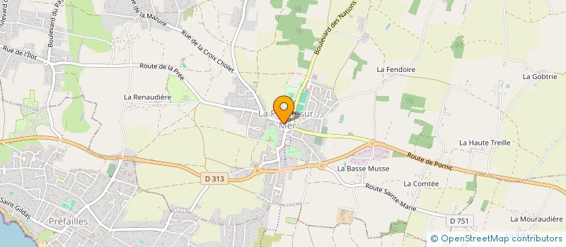 localisation de l'entreprise MONSIEUR DAVID BALTER à LA PLAINE-SUR-MER
