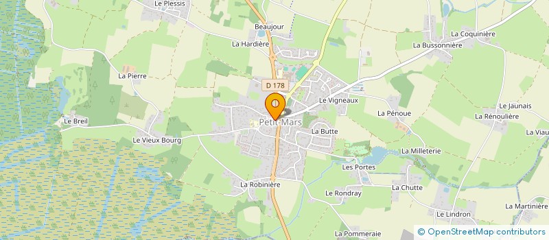 localisation de l'entreprise MONSIEUR DAVID BARAN  PETIT-MARS