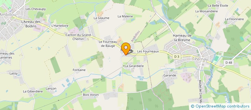 localisation de l'entreprise MONSIEUR DAVID BARAT  AMBILLOU