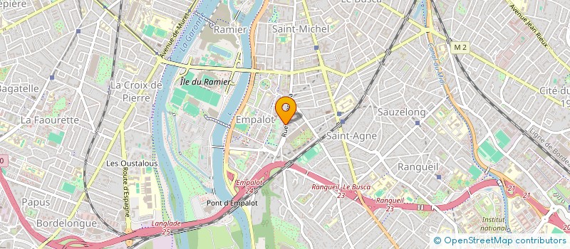 localisation de l'entreprise MONSIEUR DAVID BARATOUX à TOULOUSE
